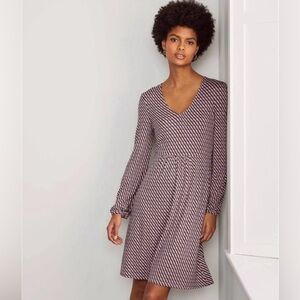 Boden Hattie Jersey Dress Pink Spring Blossom, 8 R